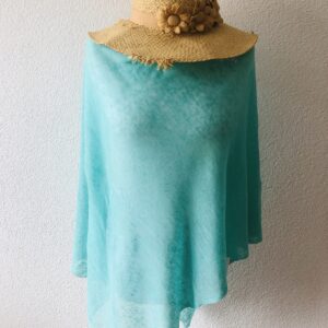 Poncho Lin bleu turquoise