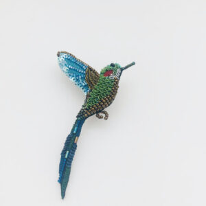 Broche Colibri Tropical