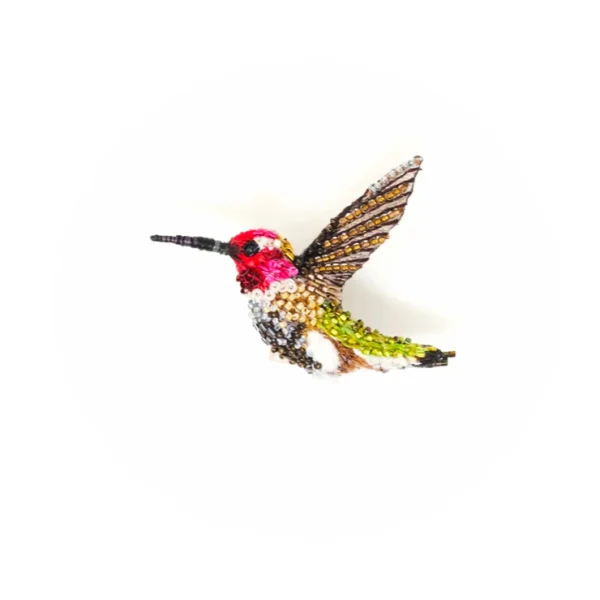 Broche oiseau long bec