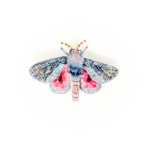 Broche papillon pastel