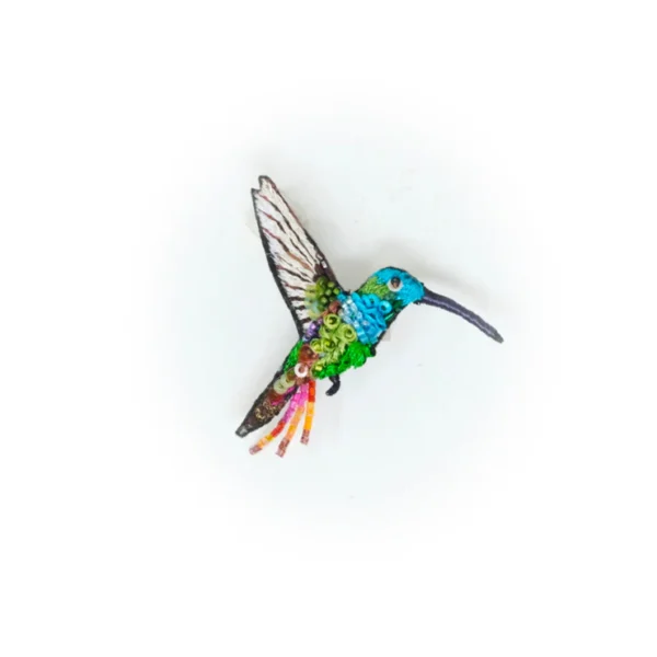 Broche oiseau long bec 2