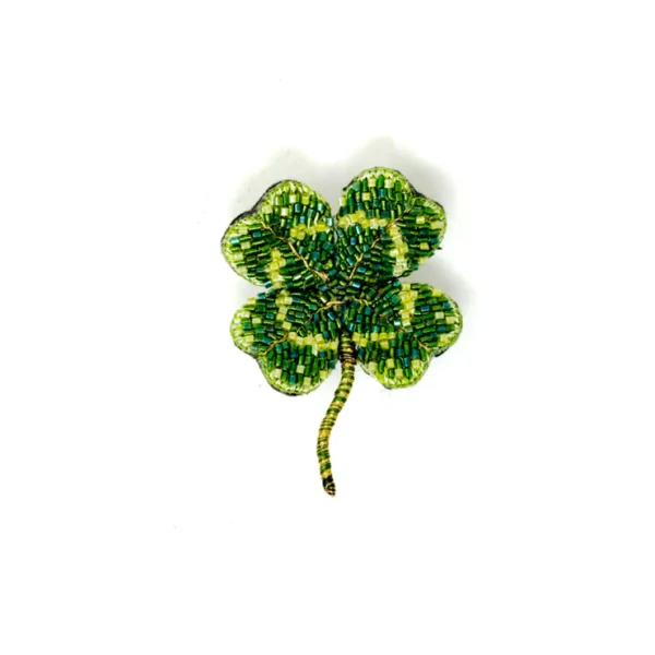 Broche trèfle 4 feuilles