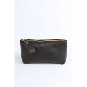 Petite pochette cuir noir