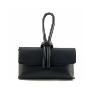 Sac Goutte en cuir noir