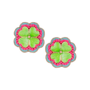 Boucles d'oreilles Lucky vertes