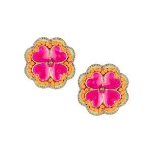 Boucles d'oreilles Lucky roses