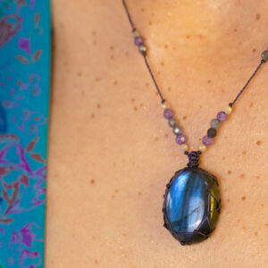 Collier Talisman Roma Labradorite