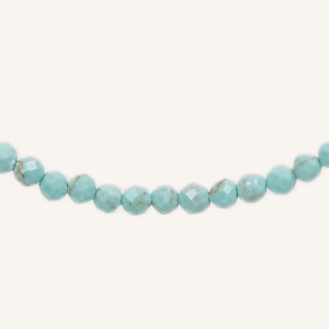 Collier pierres semi précieuses turquoises