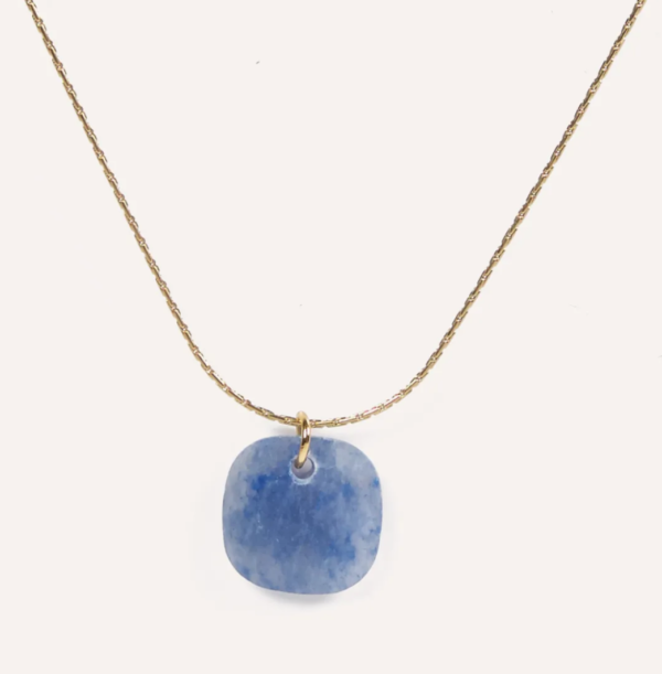 Collier pierre Sodalite