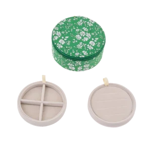Boite à bijoux vert vif