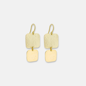 Boucles d'oreille Double Carrés