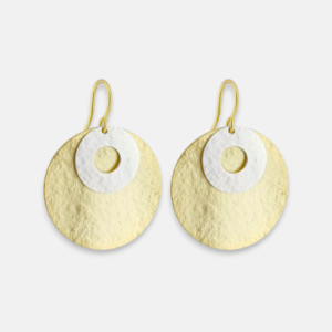 Boucles d'oreille Double Cercles XL
