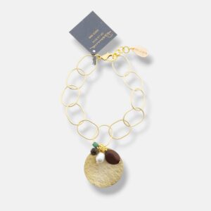 Bracelet Gourmette avec Médaille